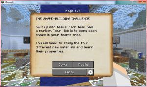 Shape-Building Challenge instructions
